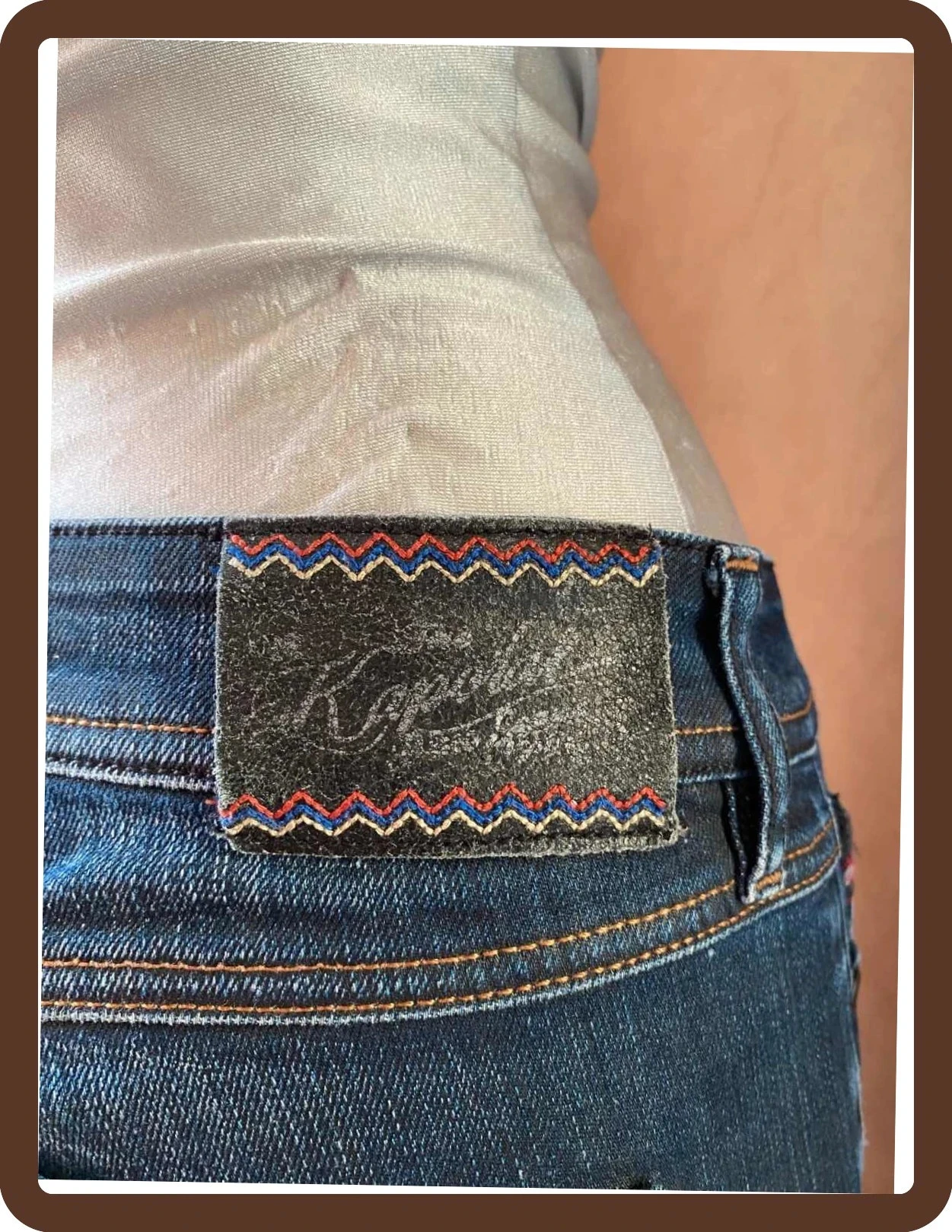Jeans brutos retos Kaporal 5 T38 Modelo BONY Regular, denim autêntico e elástico – photo 8